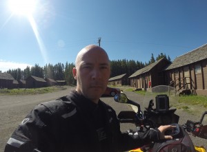 Testing the shutter on the GoPro before I mount it on the bike.