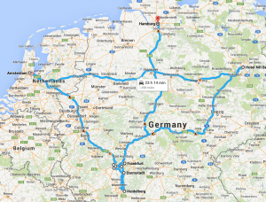 Route for 2014 December/ 2015 January trip
