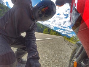 Caught by my GoPro making adjustments. 